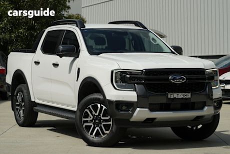 White 2024 Ford Ranger Double Cab Pick Up Sport 2.0 (4X4)
