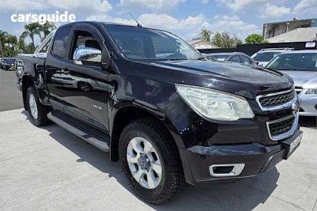 Black 2013 Holden Colorado Crew Cab Pickup Ltz (4X4)