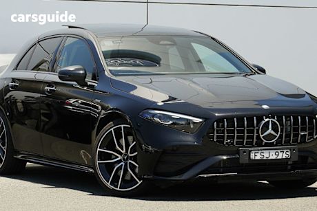 Black 2024 Mercedes-Benz A35 Hatchback 4Matic