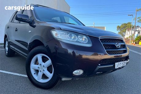 Red 2006 Hyundai Santa FE Wagon (4X4)