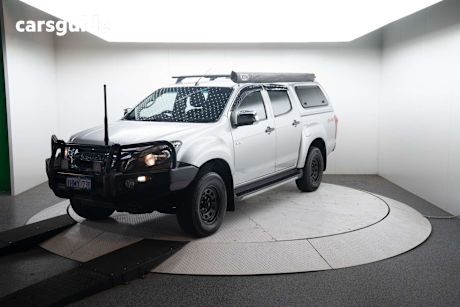 Silver 2012 Isuzu D-MAX Crew Cab Utility Ls-M Hi-Ride (4X4)