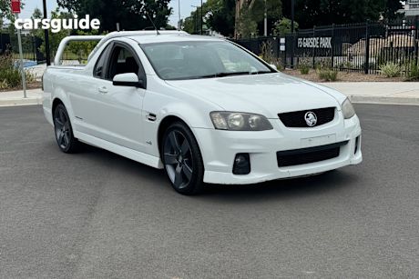 White 2011 Holden Commodore Utility Sv6