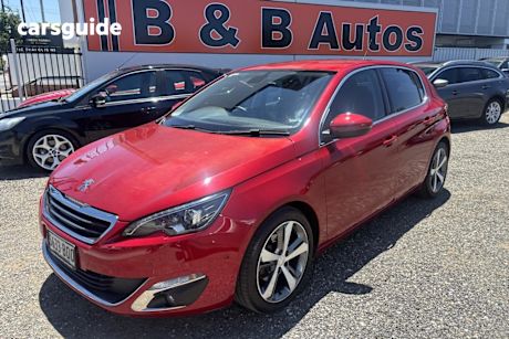 Red 2017 Peugeot 308 Hatchback Allure