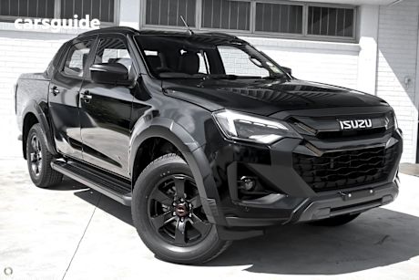 Black 2025 Isuzu D-MAX Crew Cab Utility X-Terrain (4X4)