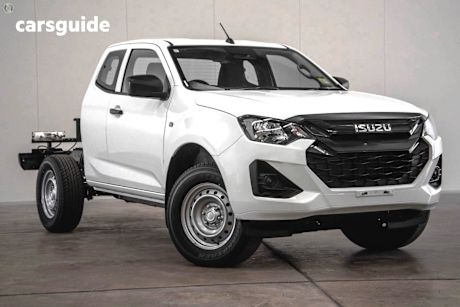 White 2025 Isuzu D-MAX Space Cab Chassis Sx (4X4)