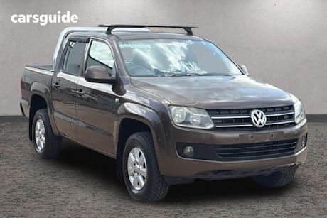 Brown 2012 Volkswagen Amarok Dual Cab Utility Tdi400 (4X2)
