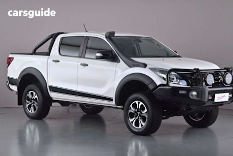 White 2019 Mazda BT-50 Dual Cab Utility Boss (4X4)