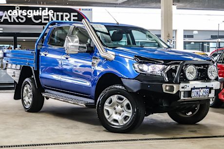 Blue 2017 Ford Ranger Dual Cab Utility Xlt 3.2 (4X4)