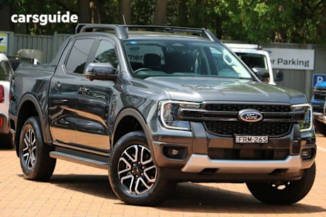 Grey 2024 Ford Ranger Double Cab Pick Up Sport 3.0 (4X4)