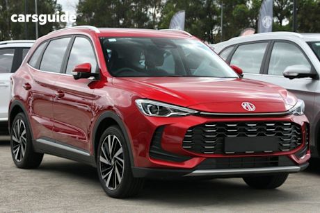 Red 2025 MG ZS Wagon Essence Hybrid+