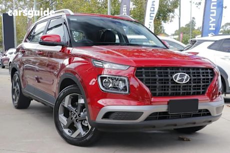 Red 2025 Hyundai Venue Wagon Active