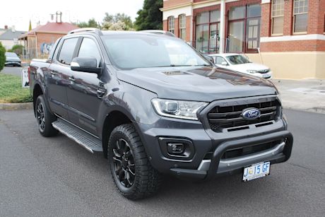 Grey 2020 Ford Ranger Double Cab Pick Up Wildtrak 2.0 (4X4)