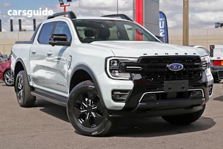 Grey 2025 Ford Ranger Double Cab Pick Up Phev Stormtrak (4X4)