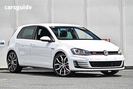 White 2015 Volkswagen Golf Hatchback Gti Performance