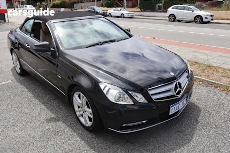 Black 2012 Mercedes-Benz E250 Cabriolet Cgi Avantgarde