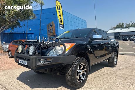 Black 2013 Mazda BT-50 Dual Cab Utility Xtr (4X4)