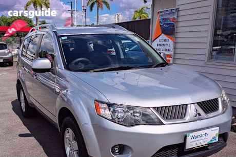 Silver 2008 Mitsubishi Outlander Wagon Vr (7 Seat)