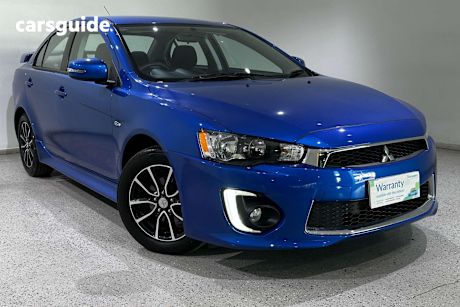 Blue 2016 Mitsubishi Lancer Sedan Es Sport