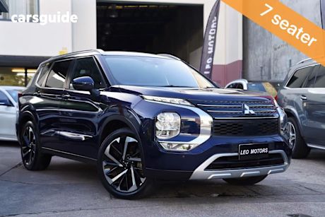 Blue 2022 Mitsubishi Outlander Wagon Aspire 7 Seat (2Wd)