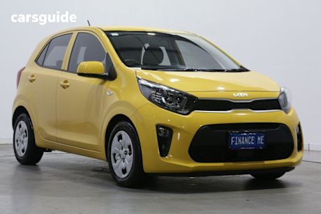 Yellow 2022 Kia Picanto Hatchback S (Pe)