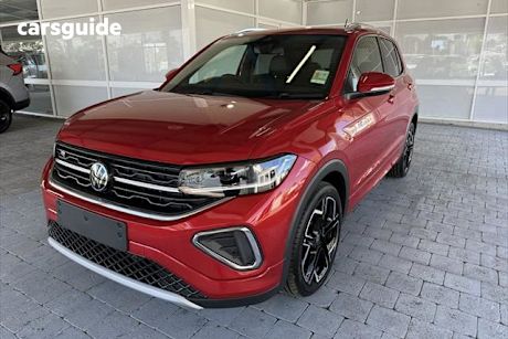 Red 2025 Volkswagen T-Cross Wagon 85Tsi R-Line