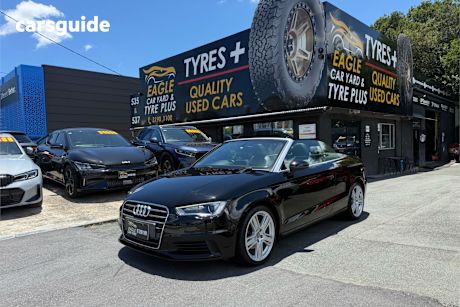 Black 2014 Audi A3 Cabriolet 1.4 Tfsi Attraction Cod