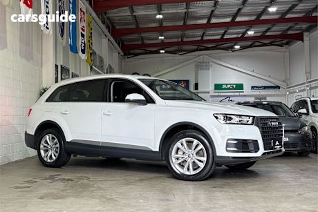 White 2016 Audi Q7 Wagon 3.0 Tdi Quattro