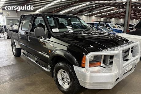 Black 2005 Ford F250 Crew Cab Pickup Xlt (4X4)