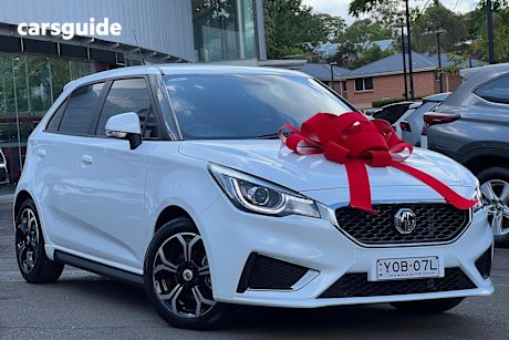 White 2022 MG MG3 Hatchback Excite (With Navigation)