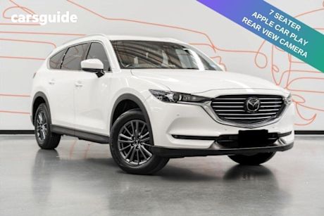 White 2022 Mazda CX-8 Wagon Sport (Fwd)