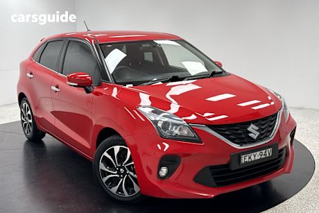 Red 2020 Suzuki Baleno Hatchback Glx