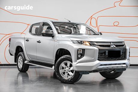 Silver 2021 Mitsubishi Triton Double Cab Pick Up Glx+ (4X4)