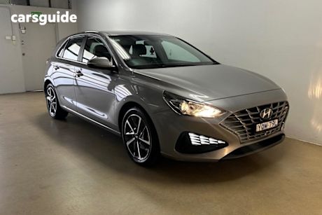 Grey 2022 Hyundai I30 Hatchback Elite