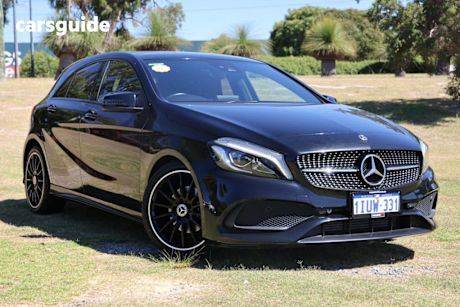 Black 2018 Mercedes-Benz A200 Hatchback