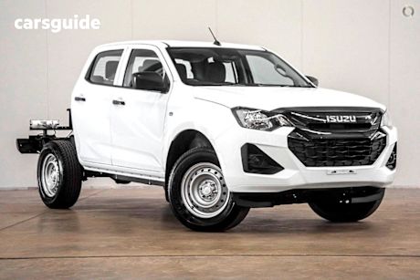 White 2025 Isuzu D-MAX Space Cab Chassis Sx (4X4)