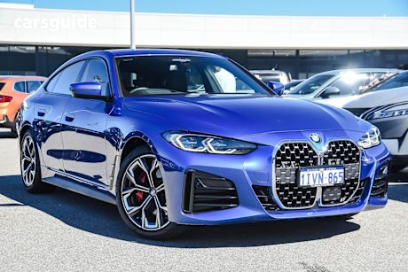 Blue 2021 BMW 430I Coupe M Sport Gran Coupe