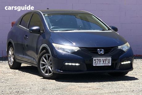 Blue 2014 Honda Civic Hatchback Vti-S