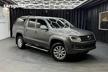 Grey 2016 Volkswagen Amarok Dual Cab Utility Tdi420 Highline (4X4)
