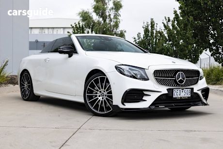 White 2020 Mercedes-Benz E300 Cabriolet