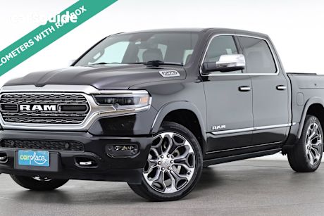 Black 2022 RAM 1500 Crew Cab Utility Limited Rambox (Hybrid)