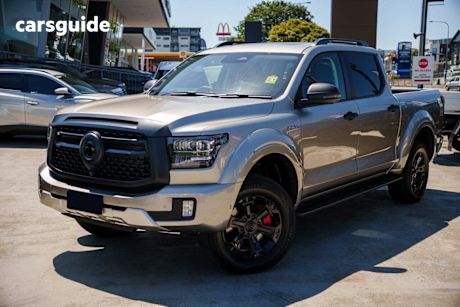 Silver 2025 GWM Cannon Alpha Dual Cab Utility Ultra Phev (4X4)