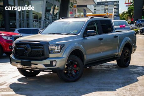 Grey 2025 GWM Cannon Alpha Dual Cab Utility Ultra Phev (4X4)