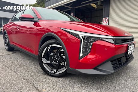 Red 2024 Kia K4 Sedan Sport