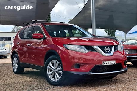 Red 2014 Nissan X-Trail Wagon St (Fwd)