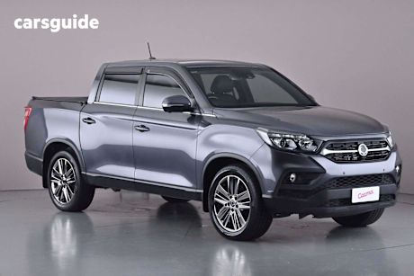 Grey 2020 Ssangyong Musso Dual Cab Utility Ultimate