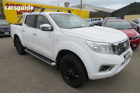 White 2016 Nissan Navara Dual Cab Utility St (4X4)