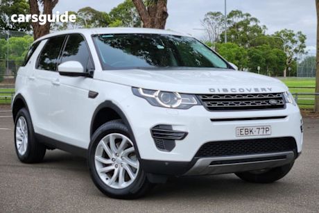 White 2018 Land Rover Discovery Sport Wagon Td4 (110Kw) Se 5 Seat