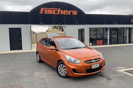 Orange 2016 Hyundai Accent Hatchback Active