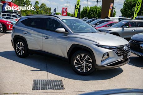 Silver 2021 Hyundai Tucson Wagon Elite (Fwd)