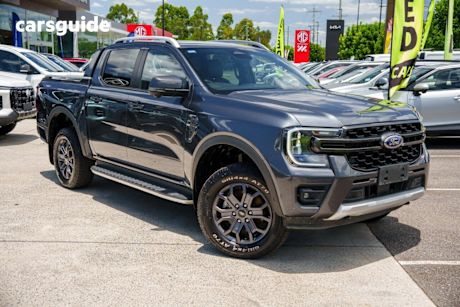 Grey 2023 Ford Ranger Double Cab Pick Up Wildtrak 2.0 (4X4)